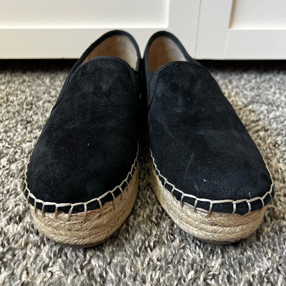 Sam Edelman‎ Women’s Carrin Platform Black Espadrilles Shoes Size 8